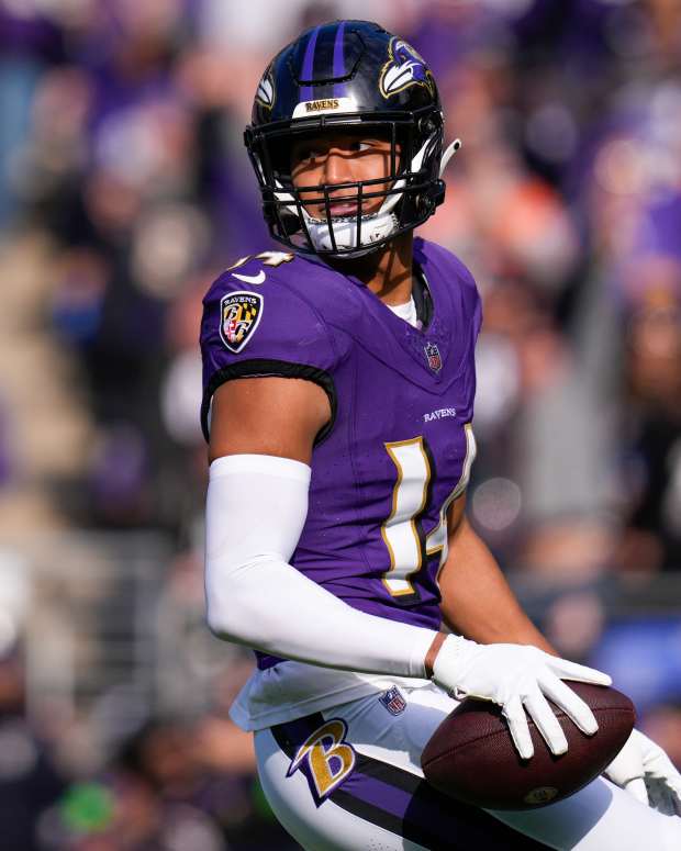 Baltimore Ravens safety Kyle Hamilton.