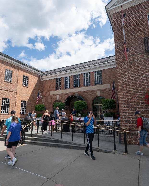 The National Baseball Hall of Fame Museum in Coopesrtown.
