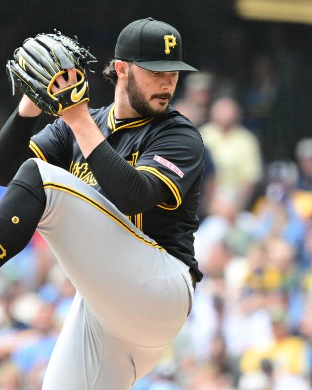Pittsburgh Pirates starting pitcher Paul Skenes.