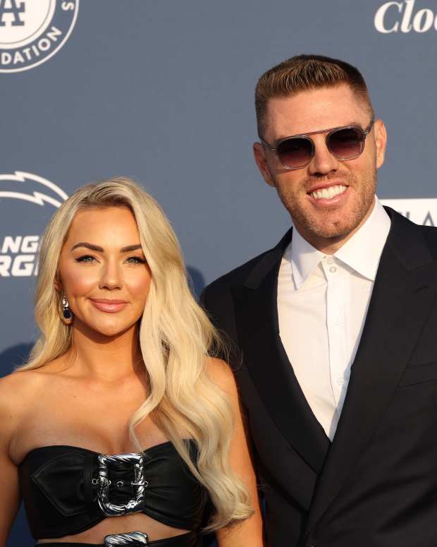 Freddie Freeman and his wife Chelsea.