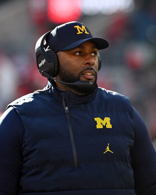 Michigan head coach Sherrone Moore.