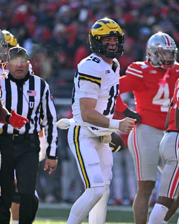 Ohio State vs. Michigan rivalry.