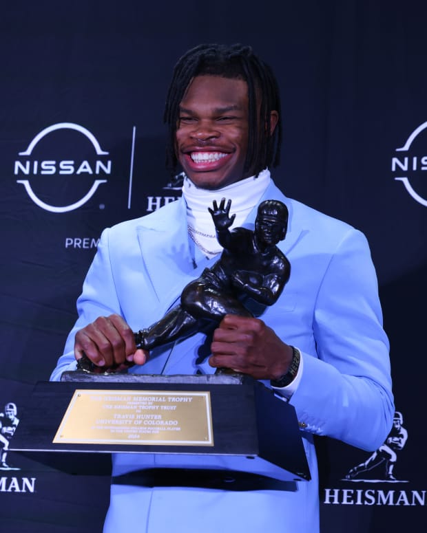 Travis Hunter Heisman speech.