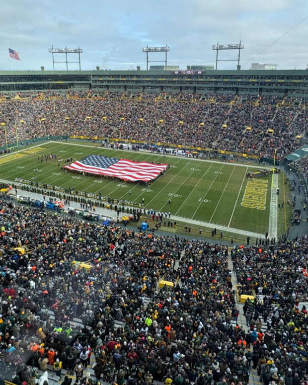 Lambeau Field on Sunday.