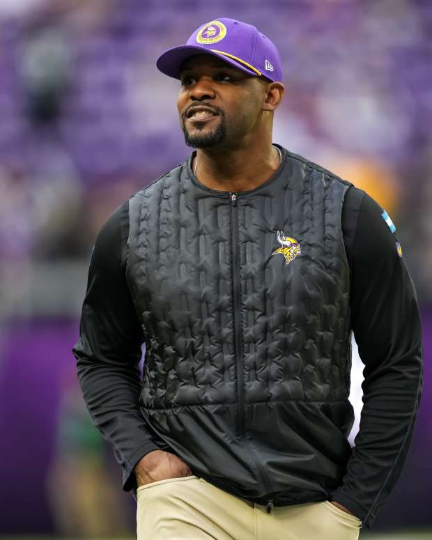 Brian Flores of the Minnesota Vikings.