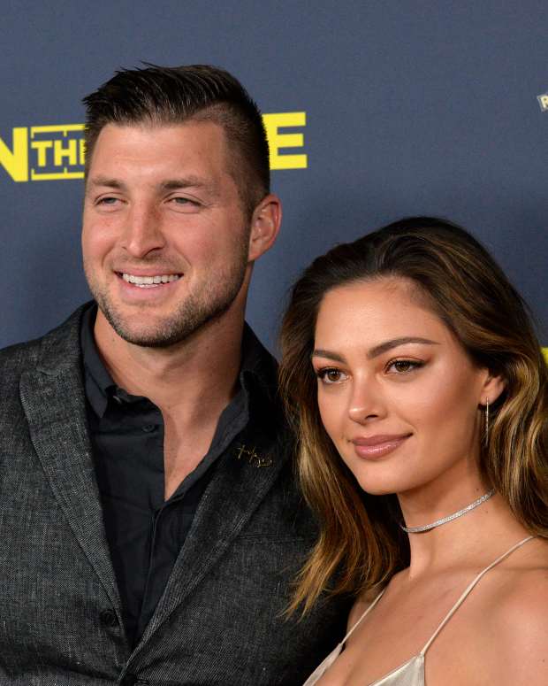 Tim Tebow and his wife Demi-Leigh.