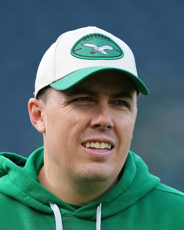 Philadelphia Eagles offensive coordinator Kellen Moore.