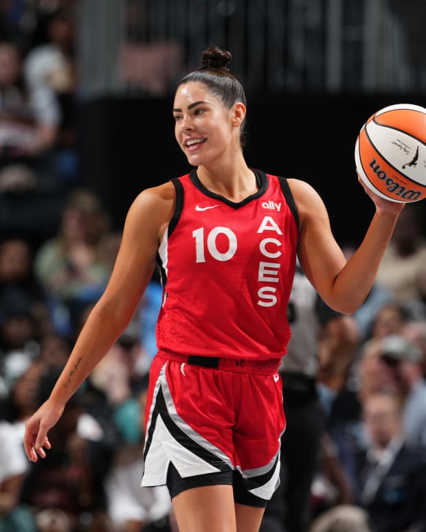 Las Vegas Aces guard Kelsey Plum.