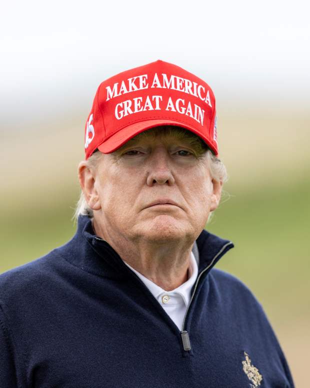 Trump Turnberry on the course.