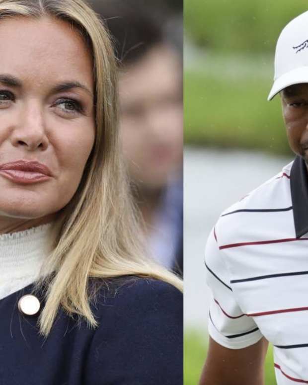 Tiger Woods and Vanessa Trump.