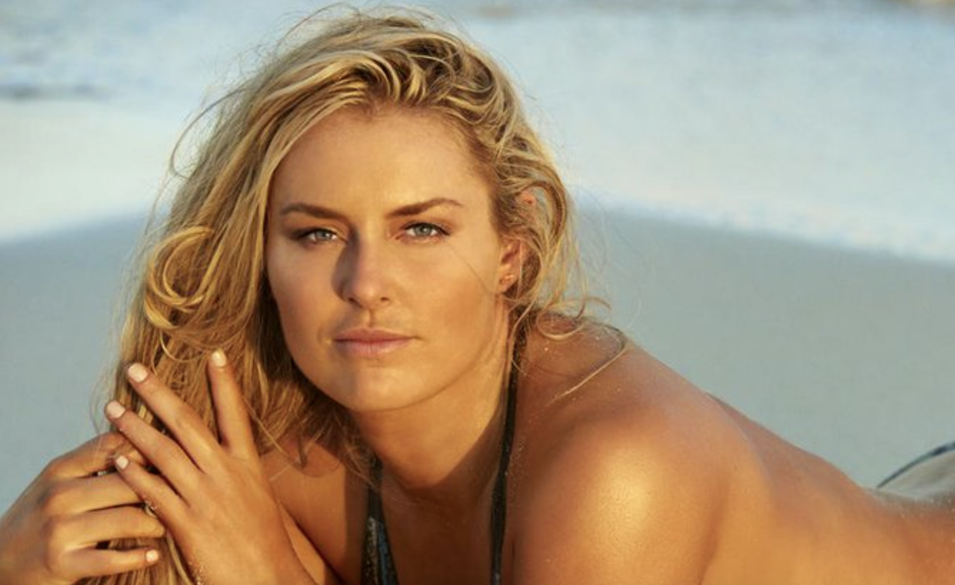 Lindsey Vonn's 'Cheeky' Body Paint Photo Grabbed Everyone's Attention - The  Spun, image size:1884x1154