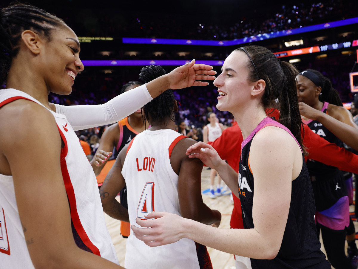 WNBA Star A'ja Wilson Hated Playing In Front Of Caitlin Clark's Fans - The  Spun