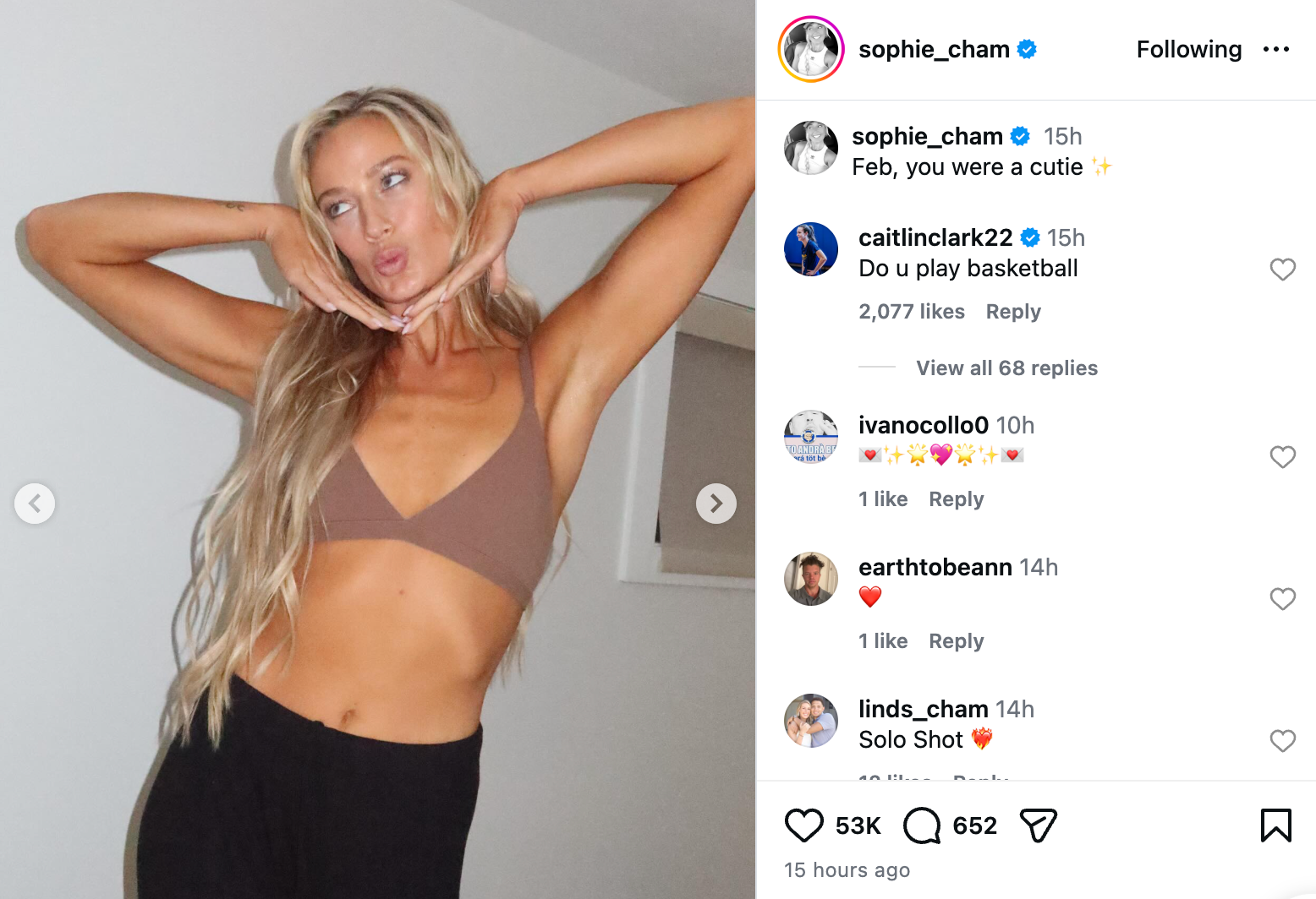 Stunning' Sophie Cunningham Sends Fans Into Frenzy With New Photo - The Spun
