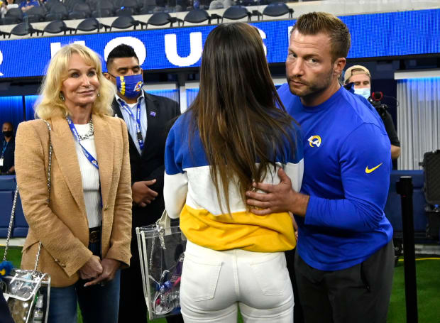 Rams coach Sean McVay fiancée Veronika Khomyn model from Ukraine