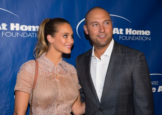 Derek Jeter, Hannah Date Night At Heat Game Just 2.5 Wks After Son's Birth