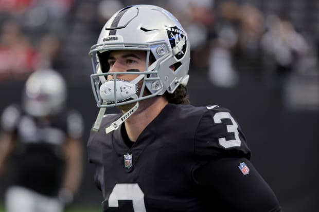 Jarrett Stidham's wife, Kennedy, 'so proud' of Raiders QB