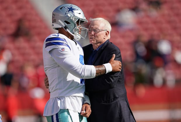 FOX Sports: NFL on X: Cowboys owner Jerry Jones says 49ers are