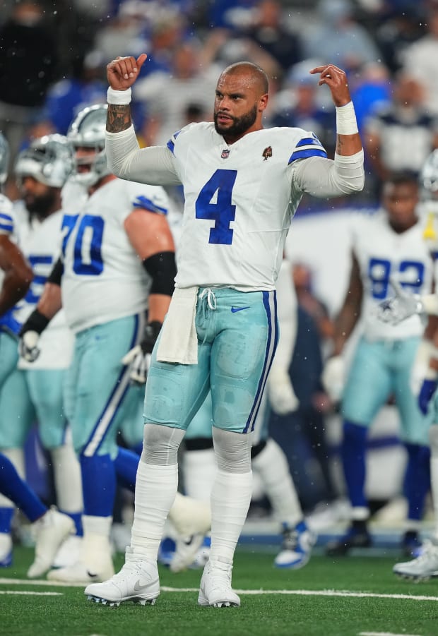 Dak Prescott's jersey patch, explained: Why Cowboys QB wears Walter Payton  Man of the Year logo for 2023 - SarkariResult