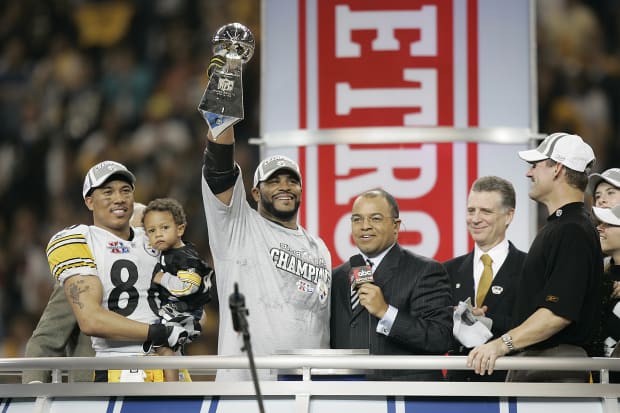 Jerome Bettis #36 Pittsburgh SteelersSuper Bowl XL 2006 Photo