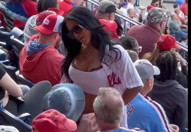 Phillies fan spotted giving lap dance in the stands and says 'all the moms  hate me' - Daily Star