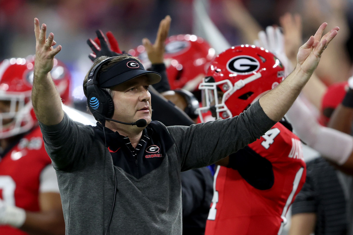 Georgia football's Kirby Smart on spring practice, national title