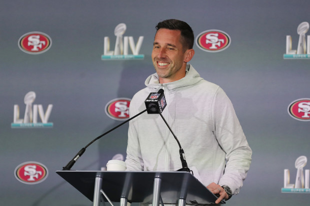 Bleacher Report on X: Kyle Shanahan finally drafts his QB 