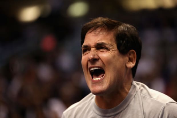 Look: Mark Cuban's Reaction To Sunday's Loss Is Going Viral