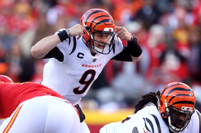 Bengals quarterback Joe Burrow on Sunday.