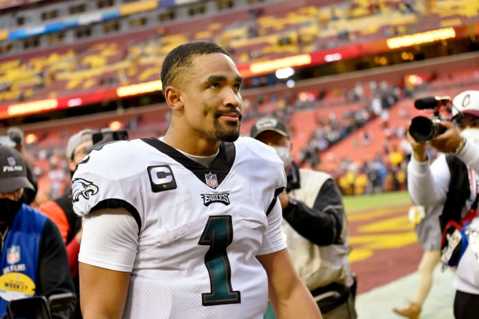 Eagles quarterback Jalen Hurts on Sunday