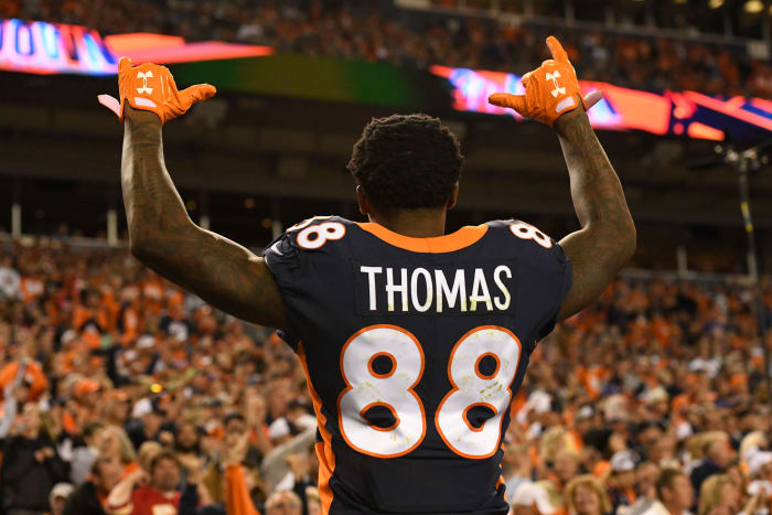 Demaryius Thomas on the field.