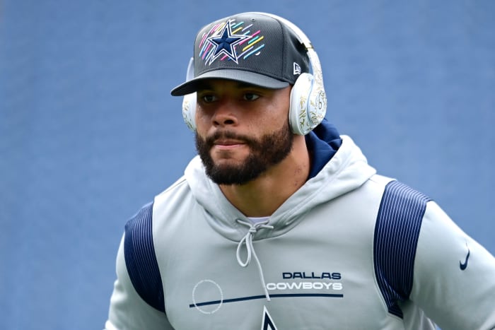 Dallas Cowboys quarterback Dak Prescott on Sunday night.