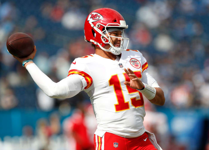 Kansas City Chiefs quarterback Patrick Mahomes.