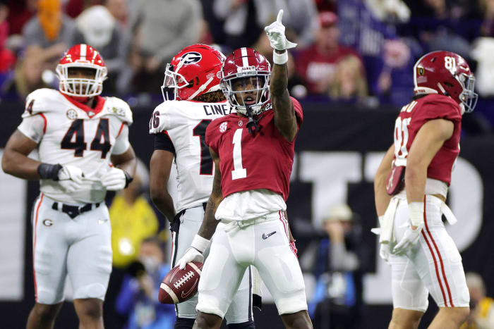 Jameson Williams for Alabama.