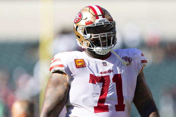 San Francisco 49ers offensive lineman Trent Williams