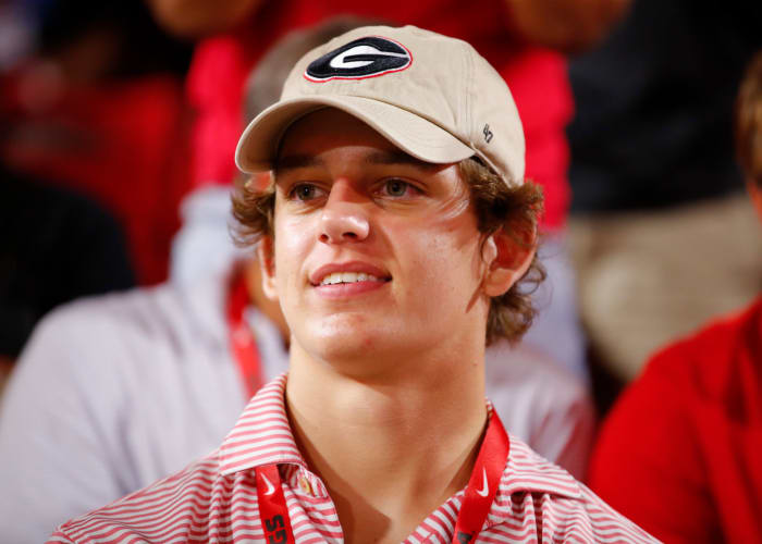 Arch Manning visiting the University of Georgia.
