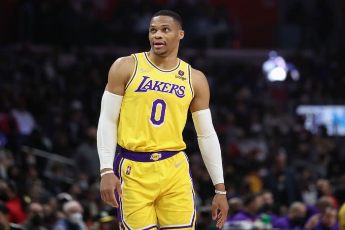 Los Angeles Lakers point guard Russell Westbrook.