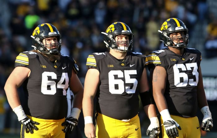 Iowa center Tyler Linderbaum.