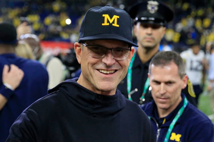 Michigan Wolverines head coach Jim Harbaugh