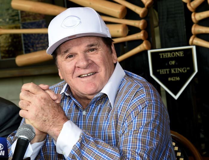 Legendary MLB hitter Pete Rose.