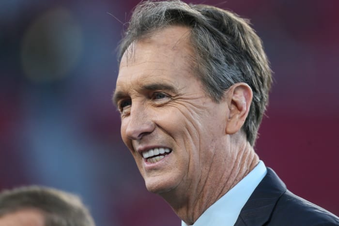 NBC announcer Cris Collinsworth on Sunday night.
