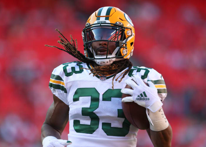 Packers running back Aaron Jones.