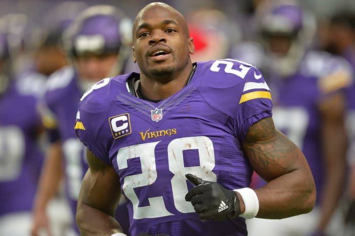 Minnesota Vikings running back Adrian Peterson.