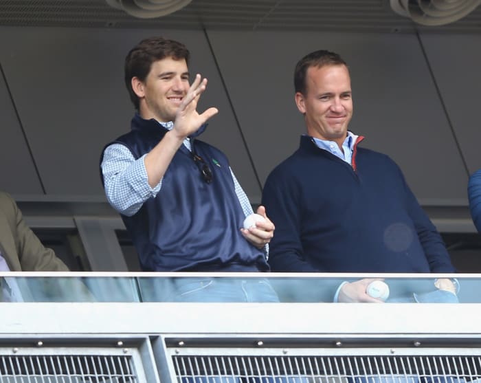 Peyton and Eli Manning.