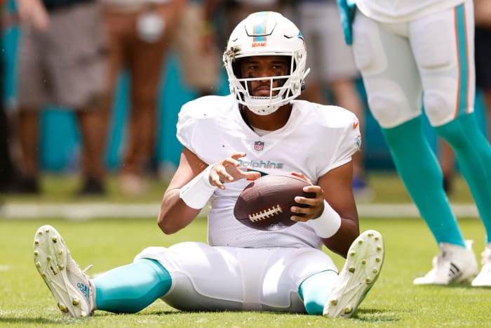 Miami Dolphins starting quarterback Tua Tagovailoa on Sunday morning.