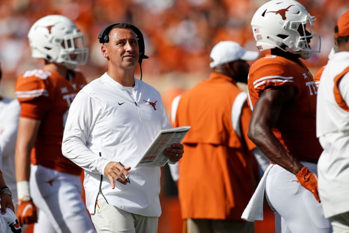 Steve Sarkisian's debut at Texas on the sideline.