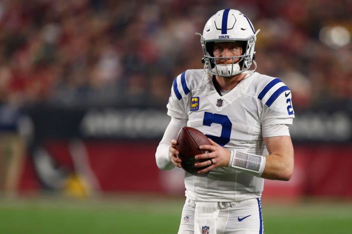 Indianapolis Colts quarterback Carson Wentz