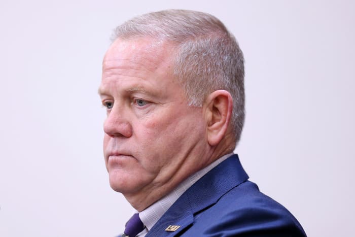 LSU head coach Brian Kelly.