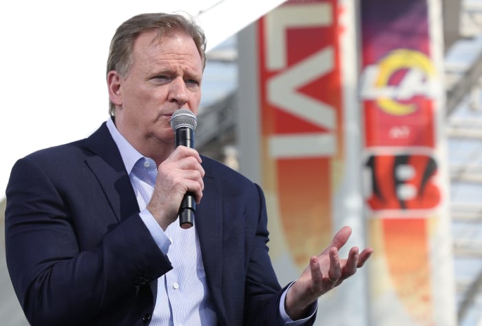 NFL Commissioner Roger Goodell's Super Bowl Press Conference