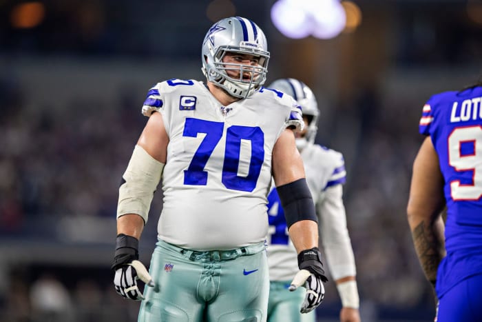 Dallas Cowboys offensive lineman Zack Martin.