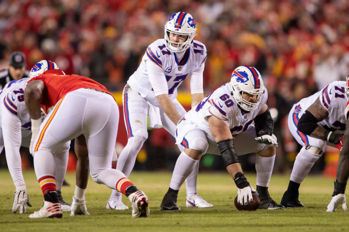 Josh Allen in the Divisional Round on Sunday